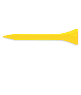 Par Pack - 2-1/8" Golf Tees and Ball Marker Set - Color: Yellow