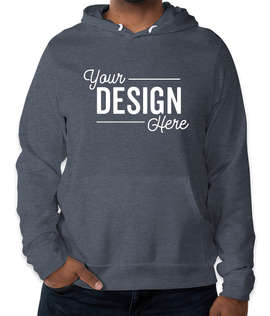 Bella + Canvas Ultra Soft Pullover Hoodie - Color: Heather Navy