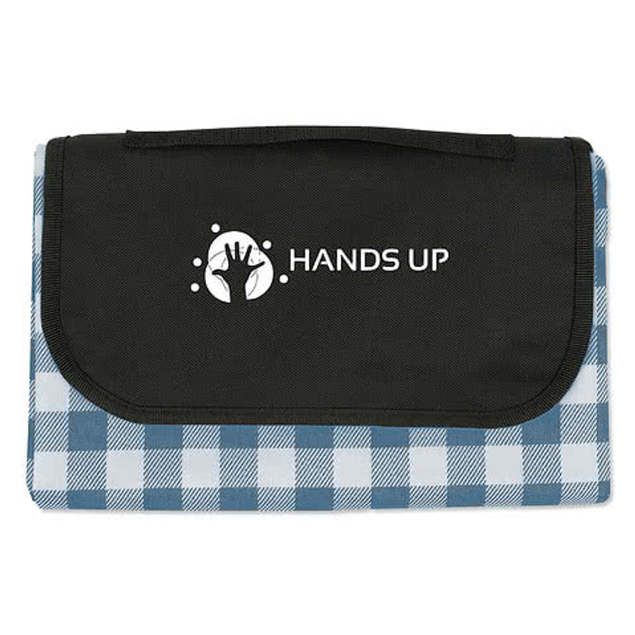Gingham Roll-Up Picnic Blanket