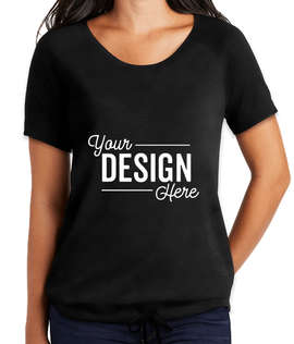 New Era Women's Cinch Tri-Blend Performance Shirt - Color: Black Solid