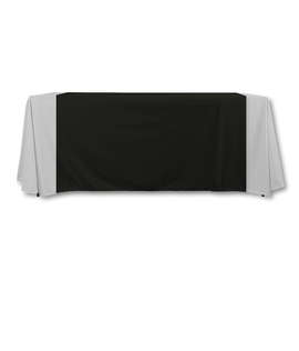 Full Color 57" LazerLine Table Runner - Color: Black
