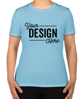 Hanes Women's Cool Dri Performance Shirt - Color: Light Blue