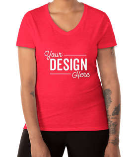 Hanes Women's Perfect-T Tri-Blend V-Neck T-shirt