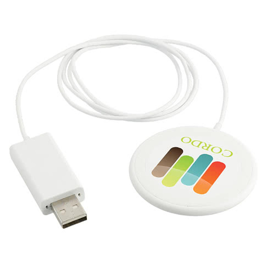 Full Color MagClick Fast Wireless Charging Pad in Black