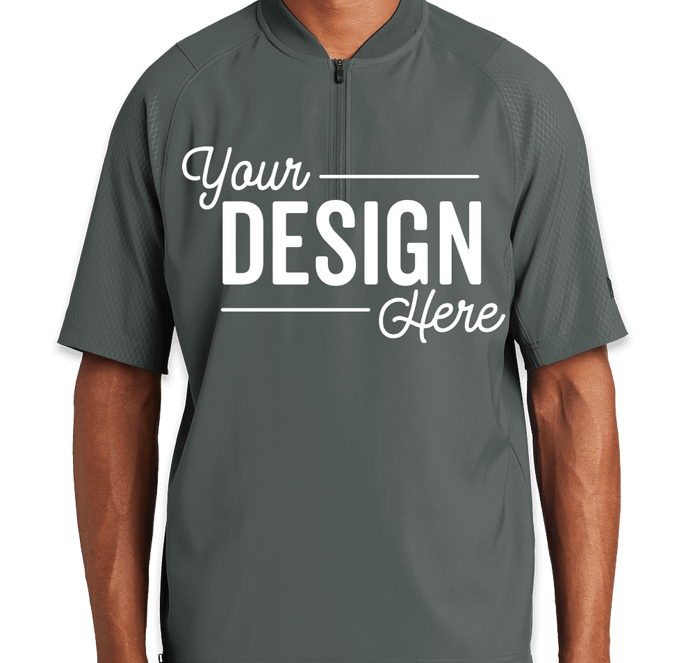 New Era Cage Baseball Short Sleeve Jacket | Custom Apparel - CustomInk