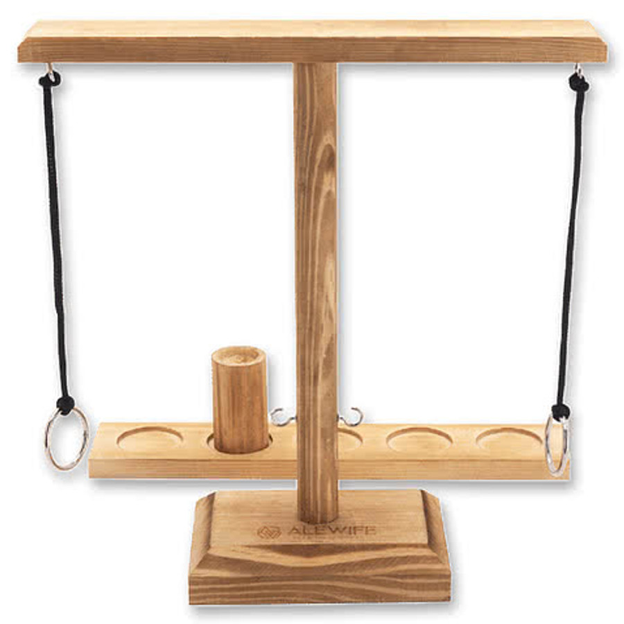 Hoopsy Tabletop Ring Toss Game in Natural