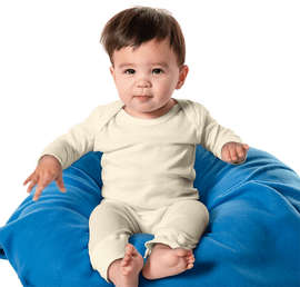Rabbit Skins Baby Rib Coverall - Color: Natural