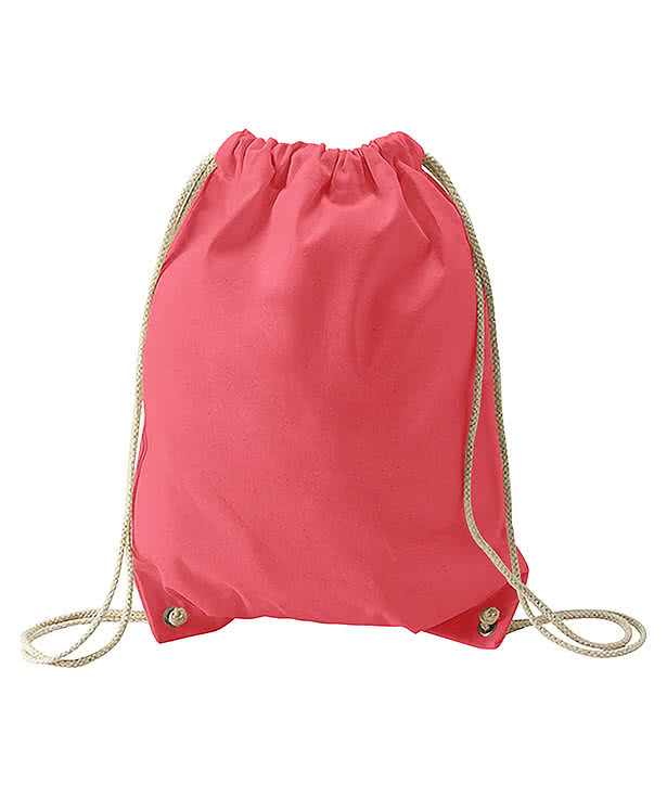 Full Color Natural Cotton Drawstring Bag