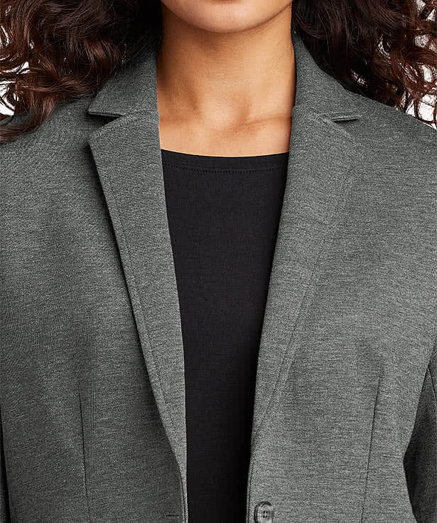 Mercer+Mettle Women's Double Knit Single Breasted Blazer