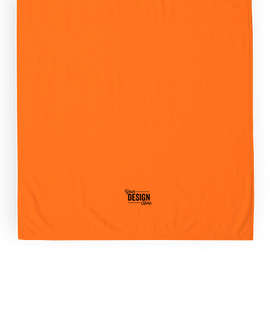 Heavyweight Embroidered Beach Towel - Color: Orange