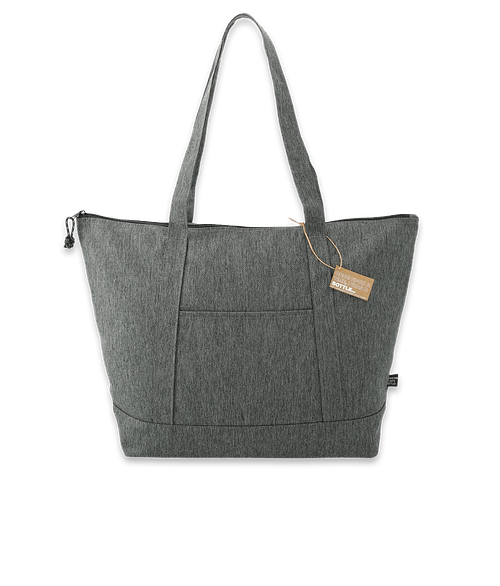 Vila Large Recycled Poly Tote Bag in Graphite