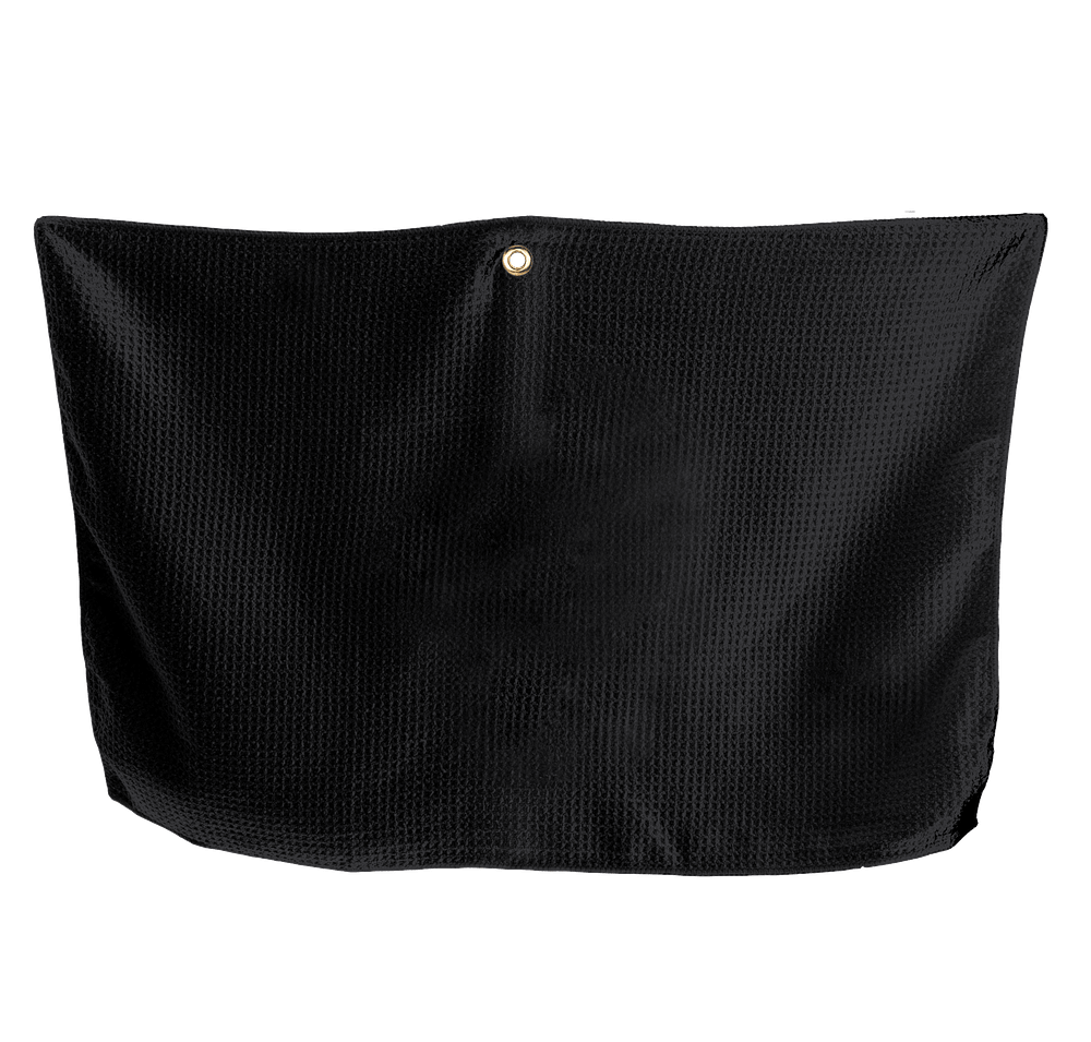 Grommeted Waffle Microfiber Golf Towel-default