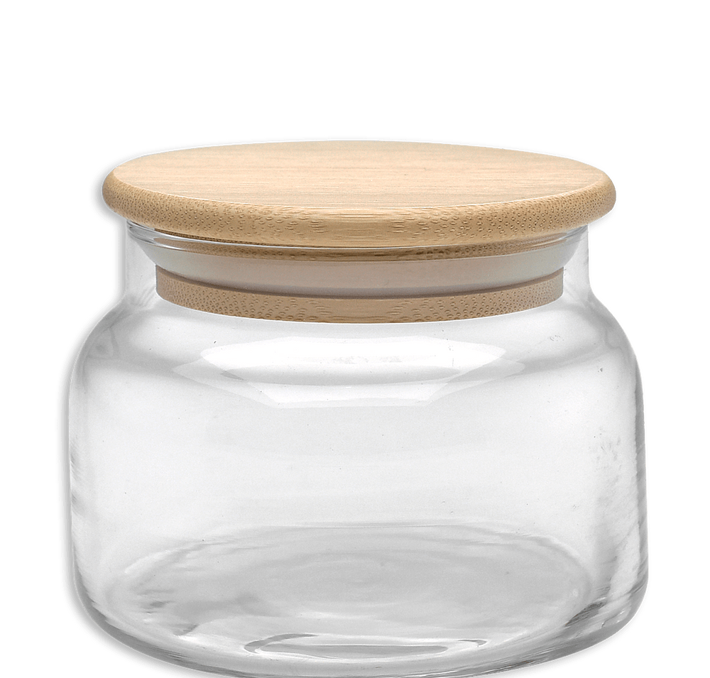 8 oz. Apothecary Jar with Bamboo Lid-default