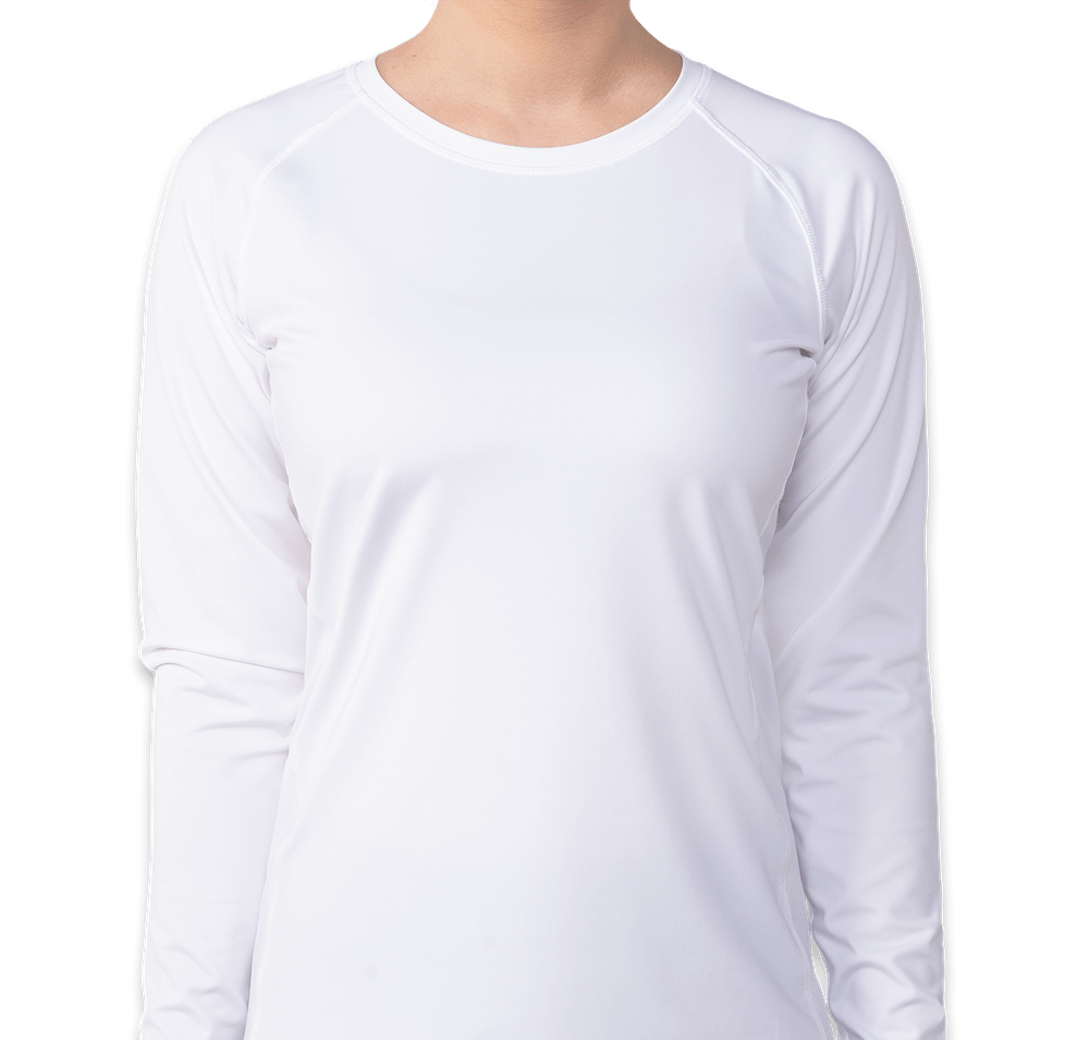 Sport-Tek Women's Long Sleeve Rash Guard Shirt-default