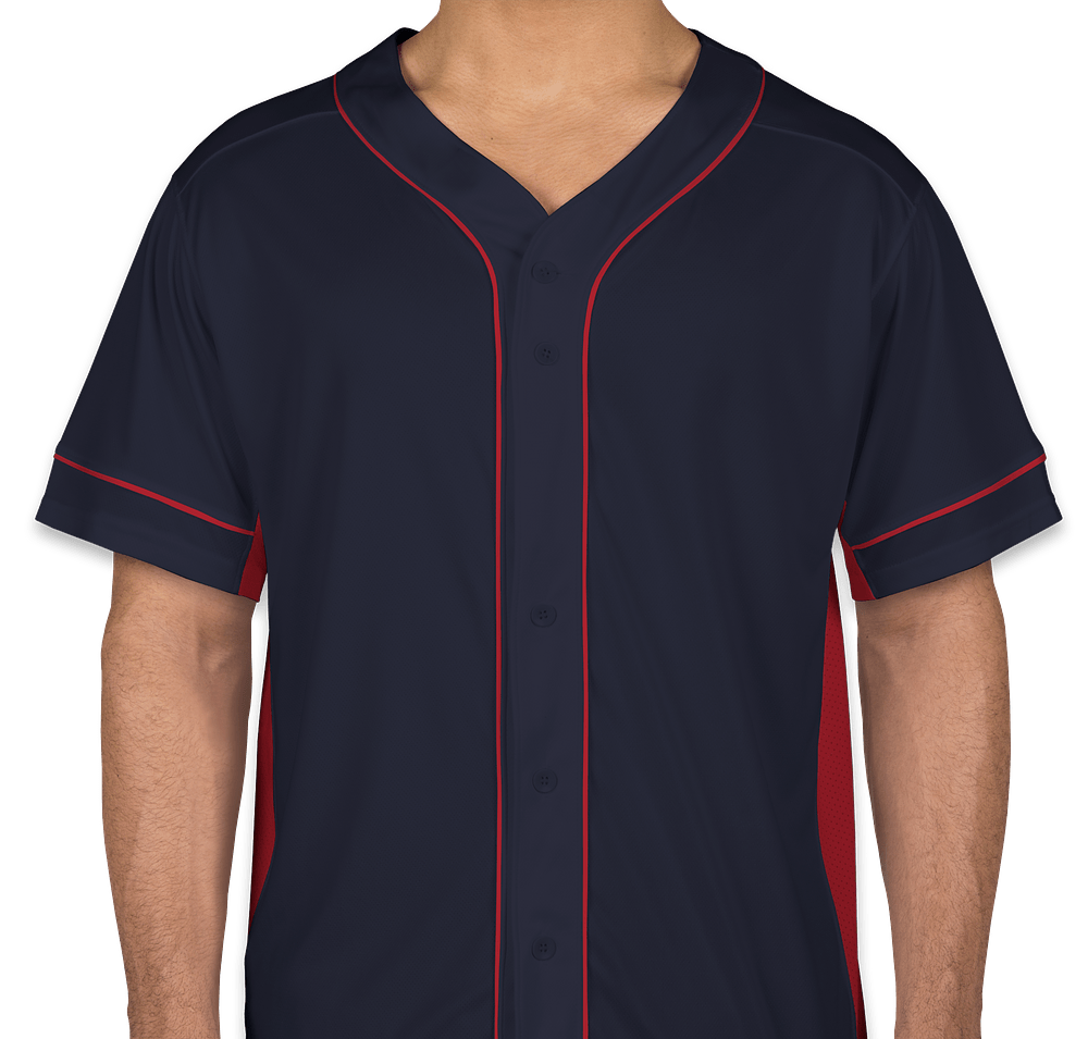 Augusta Slugger Full Button Baseball Jersey-default