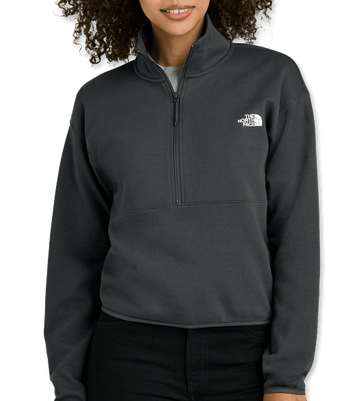 Custom The North Face Double-Knit Half Zip Pullover - Design