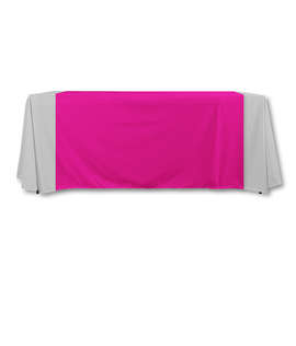 Full Color 57" LazerLine Table Runner - Color: Hot Pink
