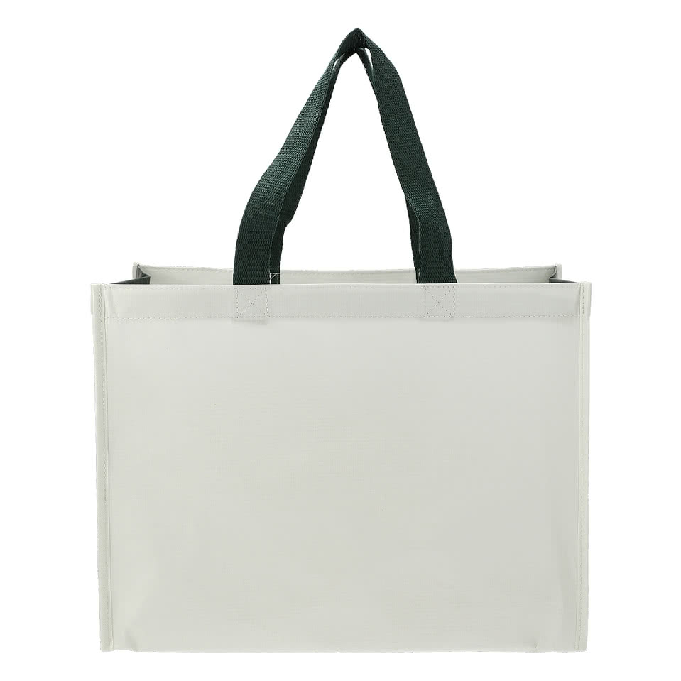 Recycled Matte Laminated Shopper Tote Bag