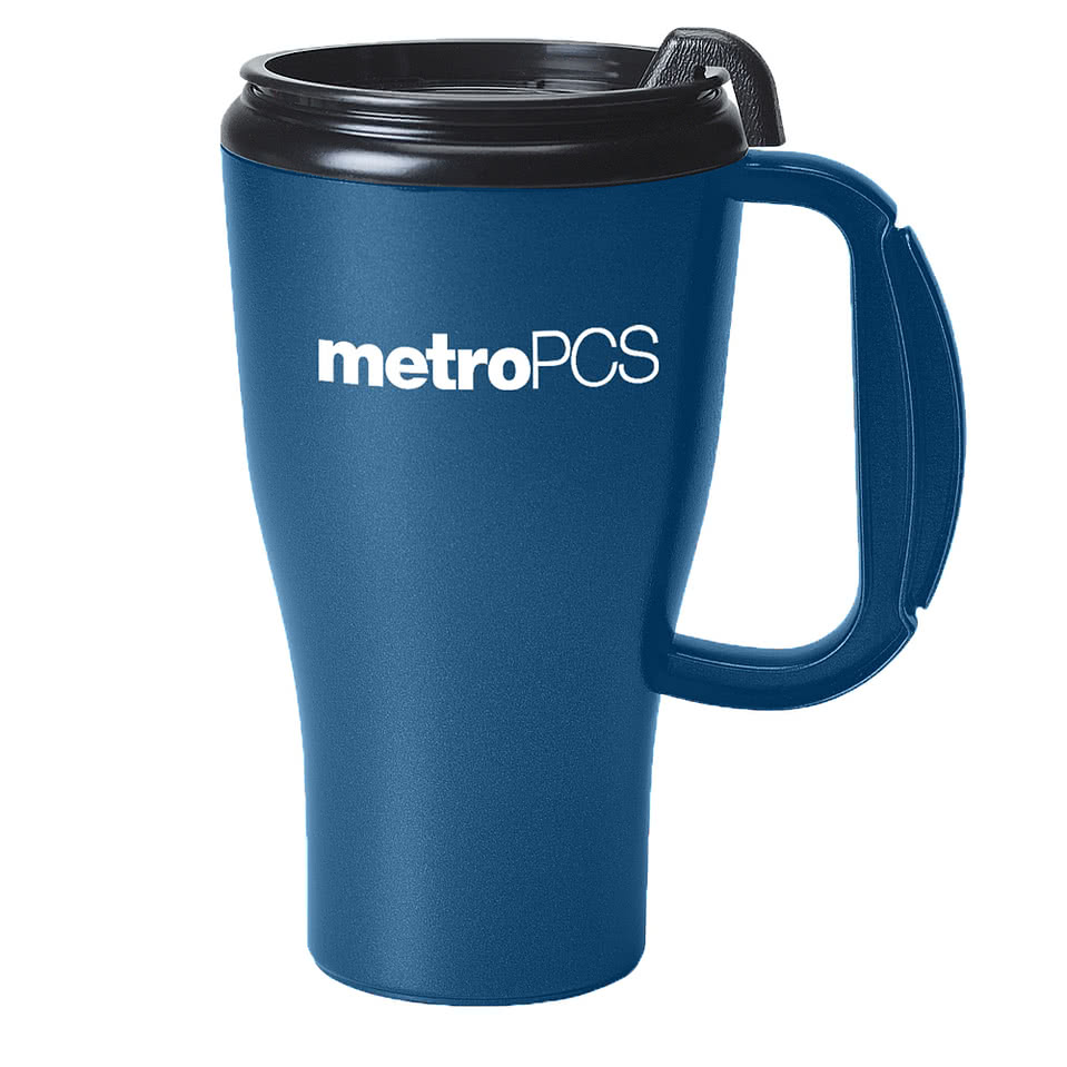 16 oz. Omega Mug with Slider Lid (Case of 48)