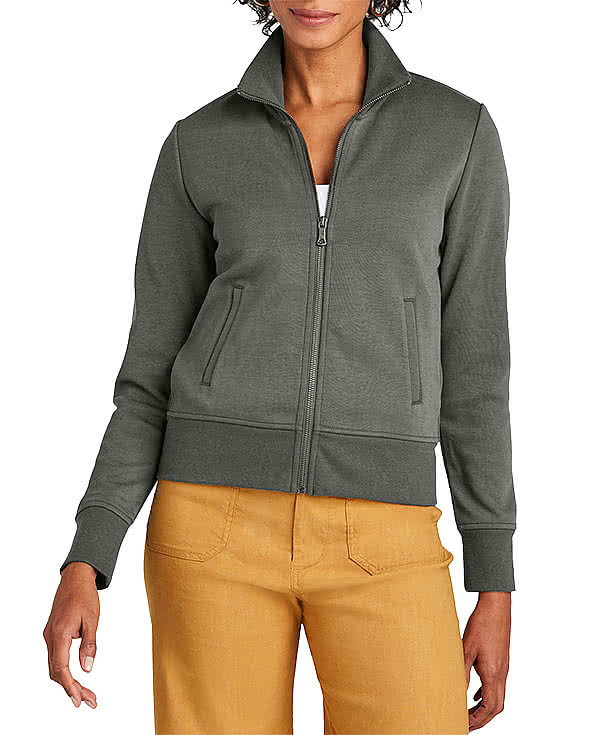 Brooks Brothers Women’s Double-Knit Full Zip Sweatshirt