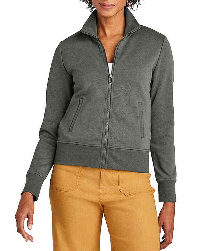 Brooks Brothers Women’s Double-Knit Full Zip Sweatshirt