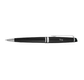 Laser Engraved Waterman Expert Ballpoint Pen (black ink) - Color: Matte Black / Chrome Trim
