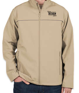 Harriton Reflective Soft Shell Jacket - Color: Khaki