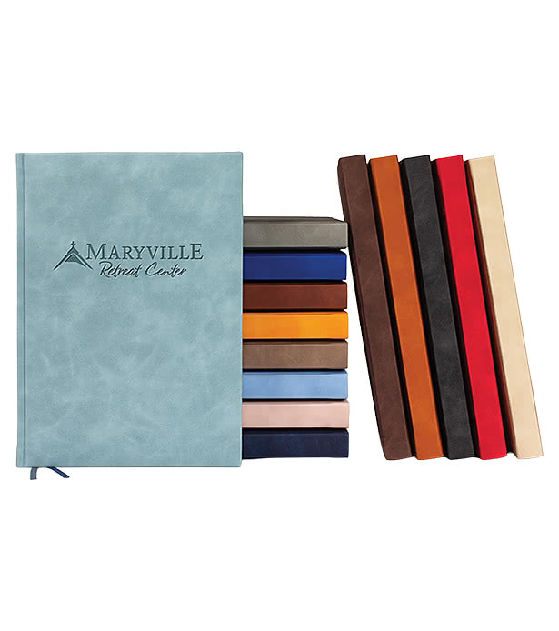 Castelli Debossed Chia Grande Lined Hard Cover Notebook