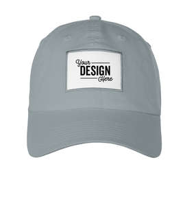 Ahead Largo Washed Twill Baseball Hat with White Rectangle Patch - Color: Carbon