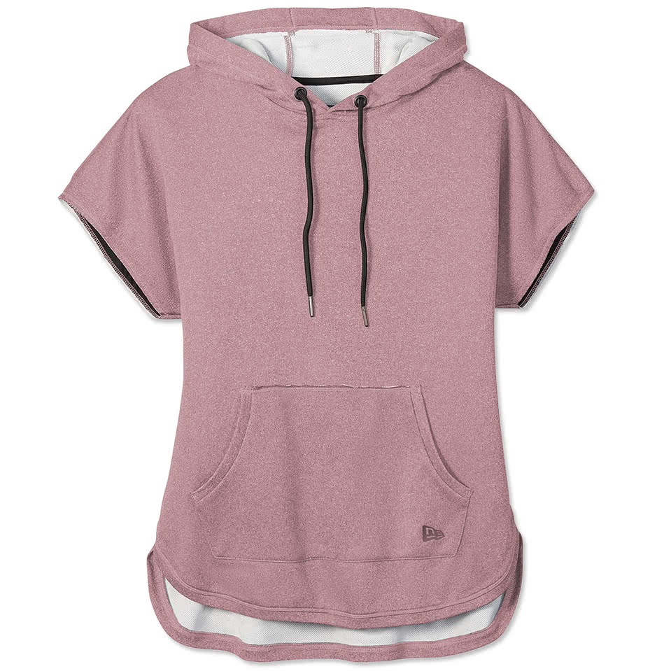 New Era Women's Performance Terry Short Sleeve Hoodie 
