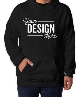 Hanes Perfect Midweight Pullover Hoodie - Color: Black