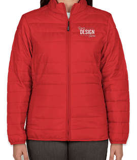 Core 365 Women's Insulated Packable Puffer Jacket - Color: Classic Red