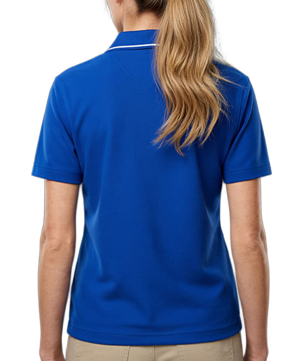 Blue Generation Women’s Trim Tipped Collar Performance Polo