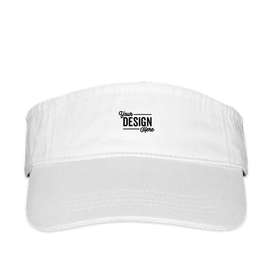 Valucap Bio-Washed Visor - Color: White