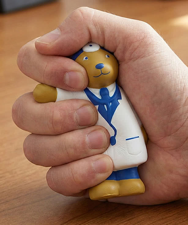 Male Medical Bear Stress Reliever