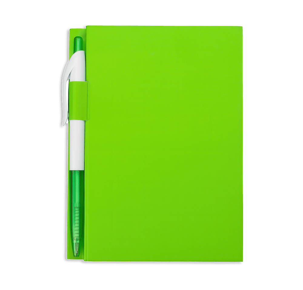 Medium Soft Cover Notebook with Pen-default