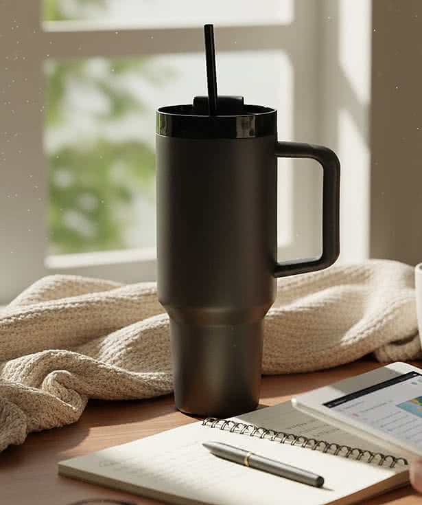 40 oz. Adrian Travel Tumbler with Straw