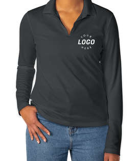 Nike Women's Dri-FIT Micro Pique Long Sleeve Performance Polo 2.0