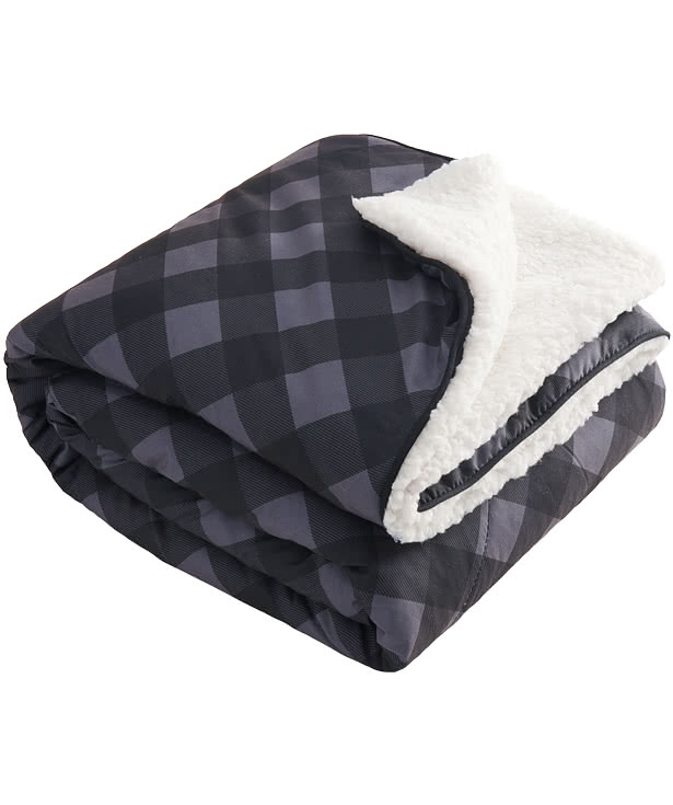 High Sierra Roll-Up Puffy Sherpa Blanket