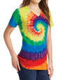 Port & Company Women's Tie-Dye V-Neck T-shirt