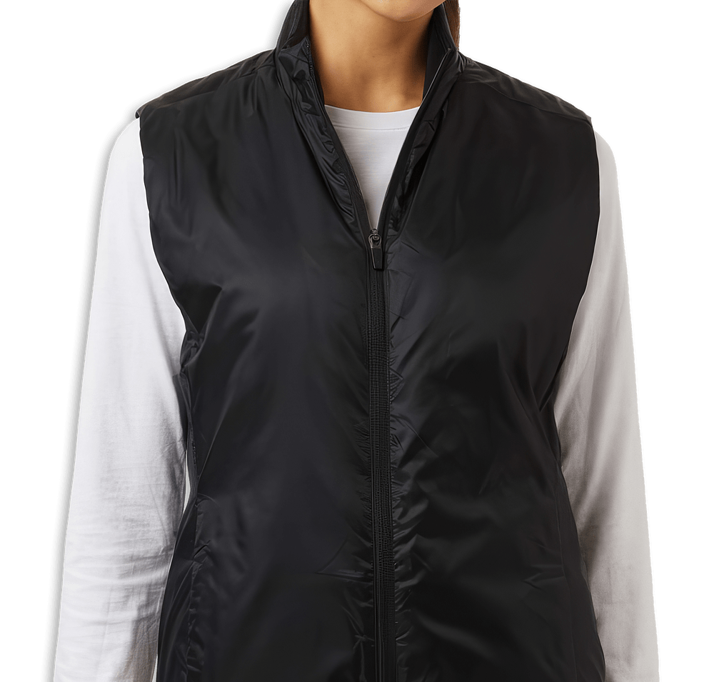 Jaanuu Women's Phantom Recycled Insulated Scrub Vest - Embroidered-default