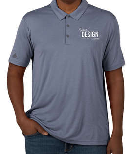 Adidas Heather Performance Polo - Color: Collegiate Navy Heather