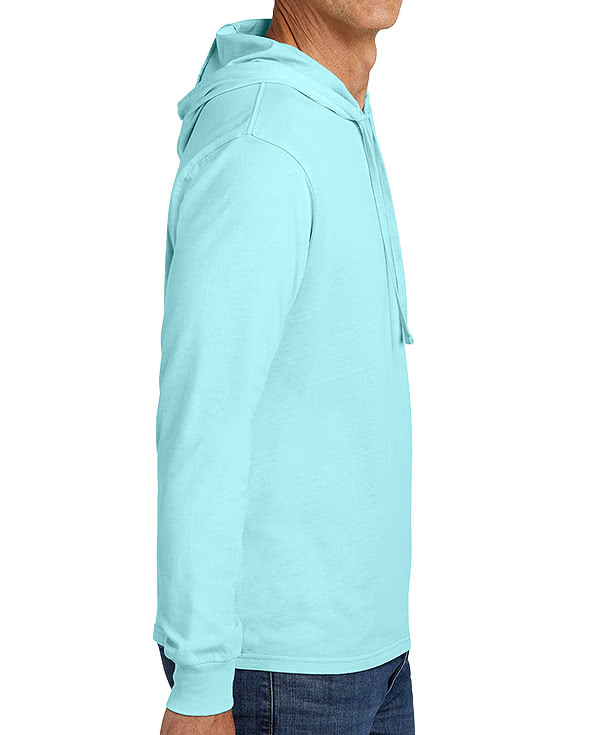 Allmade Mineral Dye Organic Cotton Hooded Long Sleeve T-shirt