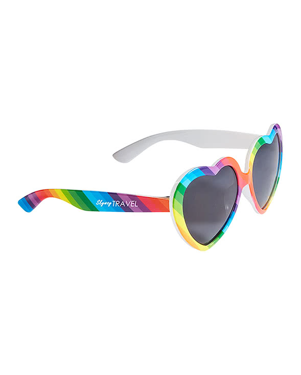 Rainbow Pride Heart Sunglasses