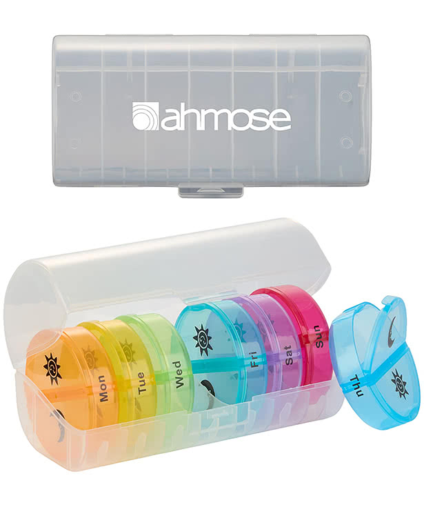 7 Day Recycled Travel Pill Organizer