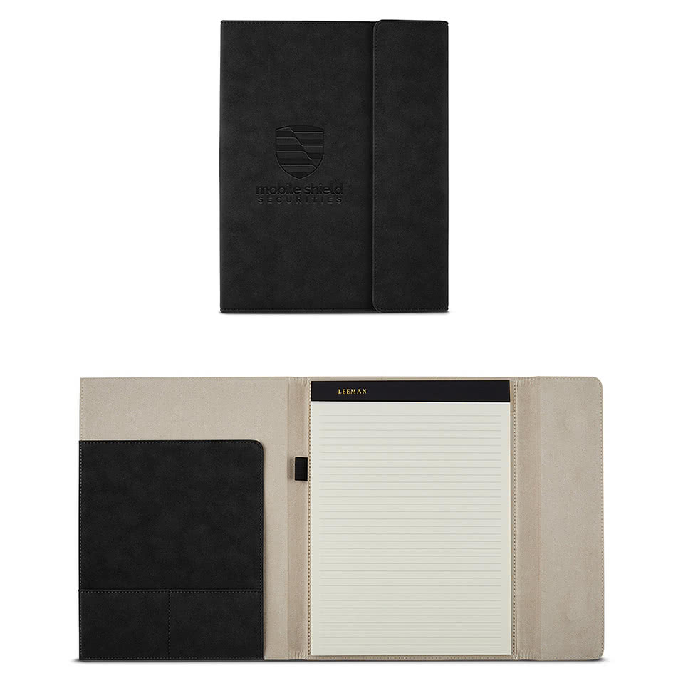 Debossed Leeman Nuba Executive Padfolio