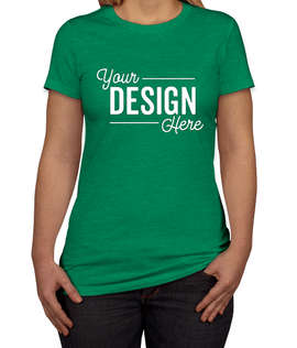 Bella + Canvas Women's Slim Fit Favorite T-shirt - Color: Heather Grass Green