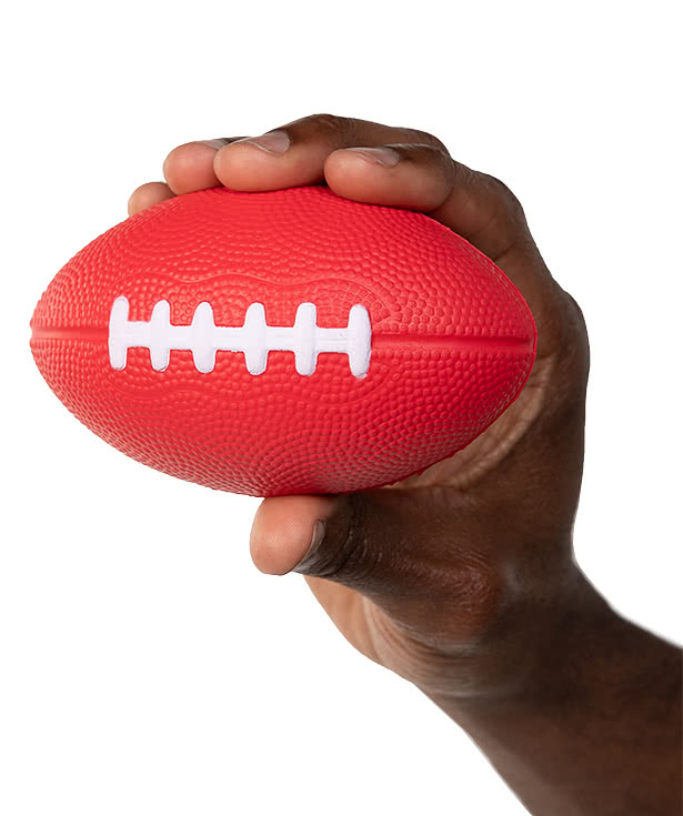 3.5" Football Shaped Stress Reliever