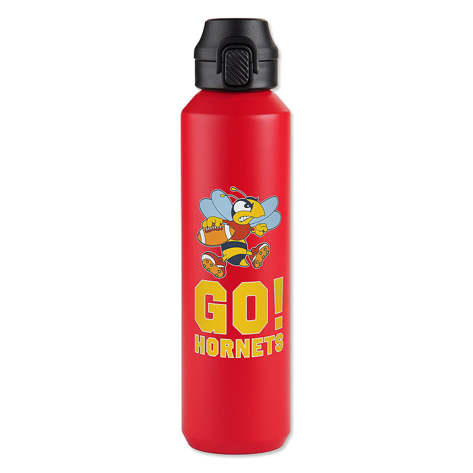 Full Color 27 oz. Nexus Recycled Flip-Top Water Bottle
