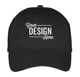 Valucap Bio-Washed Hat - Color: Black